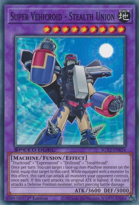 Super Vehicroid - Stealth Union (224) (SGX2) - YuGiOh Single