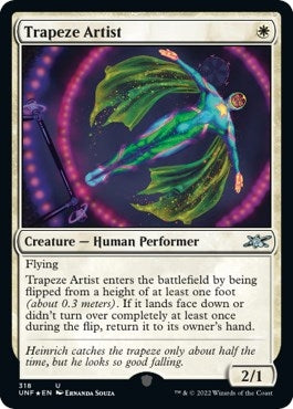 Trapeze Artist (Galaxy Foil) (318) [UNF] - MTG Single