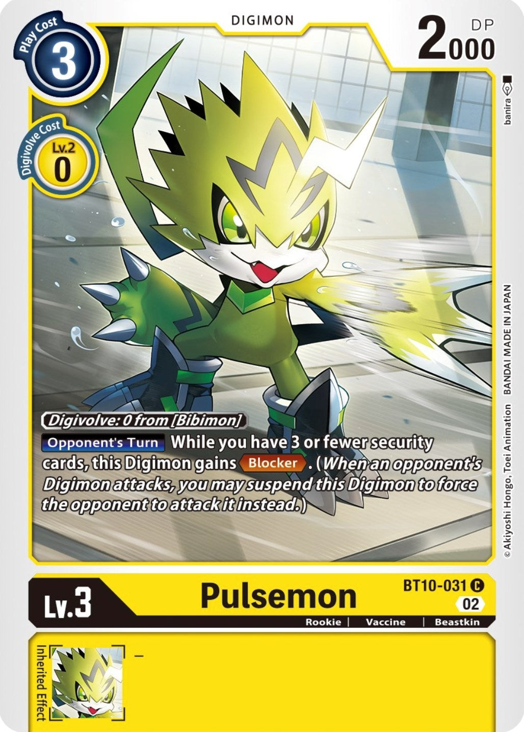 Pulsemon (10031) [BT10] - Digimon Card Game Single