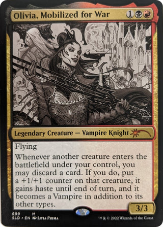 Olivia Mobilized for War (Sketch Showcase) (699) [SLD] - MTG Single