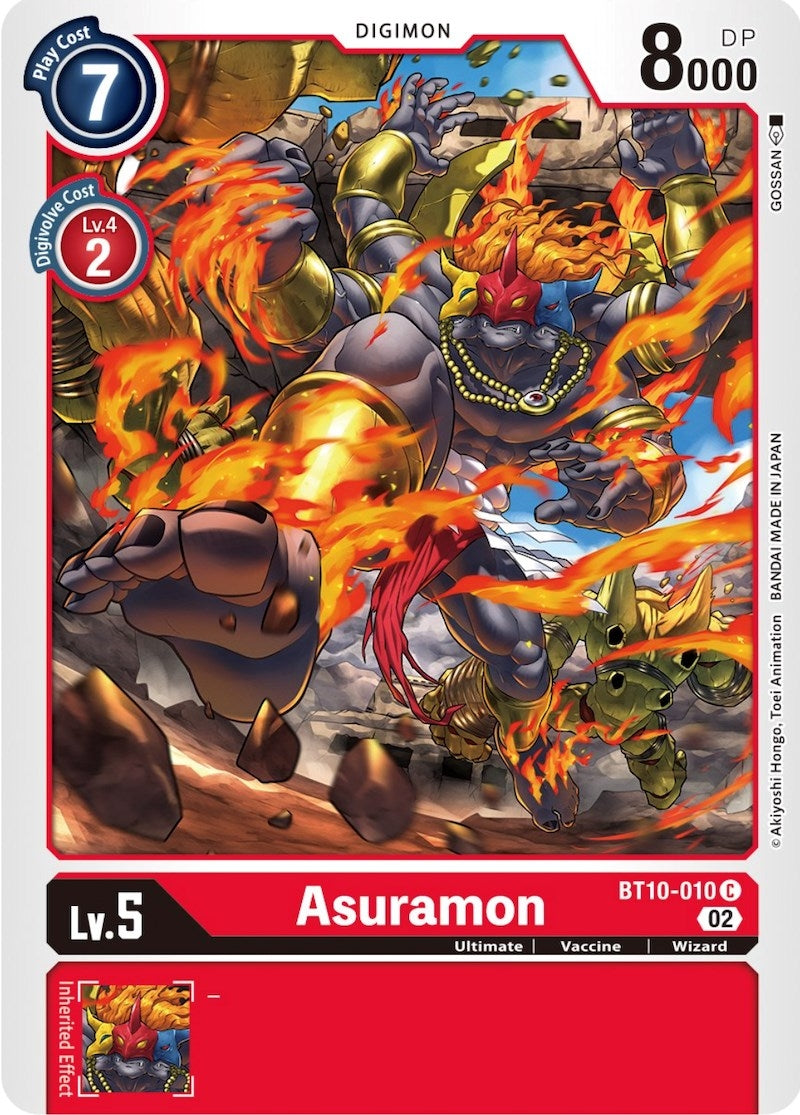 Asuramon (10010) [BT10] - Digimon Card Game Single