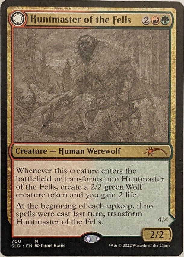 Huntmaster of the Fells (Sketch Showcase) (700) [SLD] - MTG Single