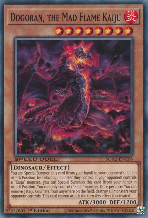 Dogoran the Mad Flame Kaiju (208) (SGX2) - YuGiOh Single