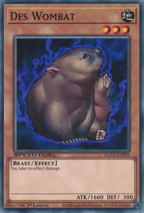 Des Wombat (203) (SGX2) - YuGiOh Single