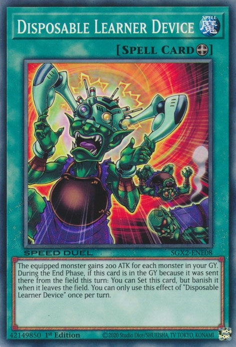 Disposable Learner Device (208) (SGX2) - YuGiOh Single