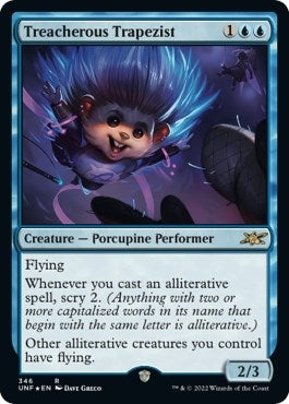 Treacherous Trapezist (Galaxy Foil) (346) [UNF] - MTG Single