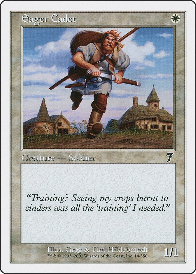 Eager Cadet (14) [7ED] - MTG Single