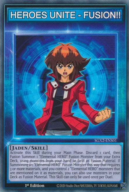 HEROES UNITE - FUSION!! (201) (SGX2) - YuGiOh Single