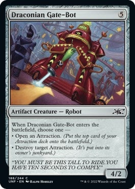 Draconian Gate-Bot (188) [UNF] - MTG Single