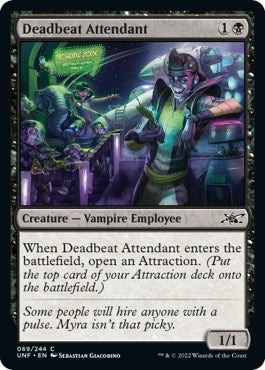 Deadbeat Attendant (69) [UNF] - MTG Single