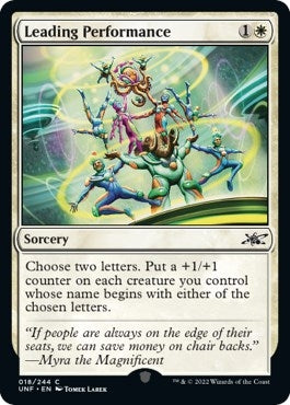 Leading Performance (18) [UNF] - MTG Single