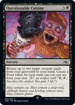 Questionable Cuisine (84) [UNF] - MTG Single