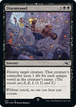 Disemvowel (Galaxy Foil) (357) [UNF] - MTG Single