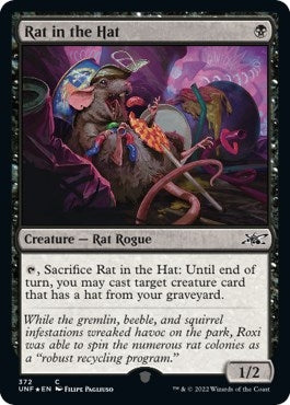 Rat in the Hat (Galaxy Foil) (372) [UNF] - MTG Single