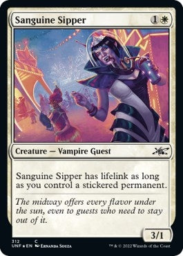 Sanguine Sipper (Galaxy Foil) (312) [UNF] - MTG Single
