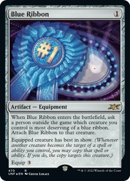Blue Ribbon (Galaxy Foil) (470) [UNF] - MTG Single