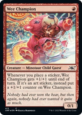 Wee Champion (Galaxy Foil) (413) [UNF] - MTG Single