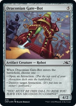 Draconian Gate-Bot (Galaxy Foil) (474) [UNF] - MTG Single