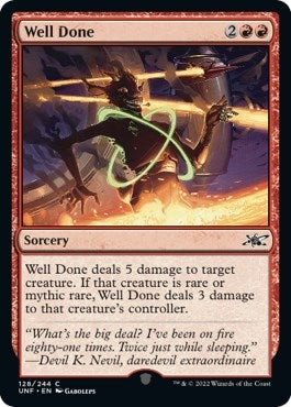 Well Done (128) [UNF] - MTG Single