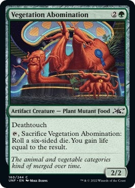 Vegetation Abomination (160) [UNF] - MTG Single
