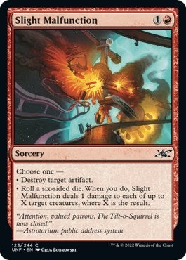 Slight Malfunction (123) [UNF] - MTG Single