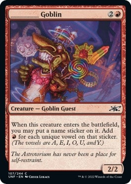 _____ Goblin (107) [UNF] - MTG Single