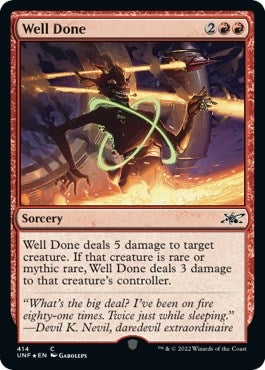 Well Done (Galaxy Foil) (414) [UNF] - MTG Single