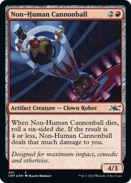 Non-Human Cannonball (Galaxy Foil) (401) [UNF] - MTG Single