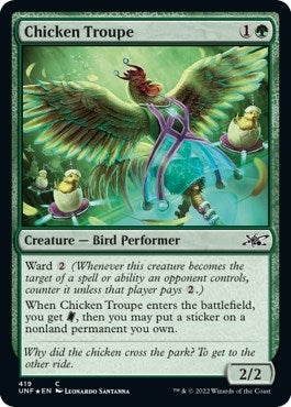 Chicken Troupe (Galaxy Foil) (419) [UNF] - MTG Single