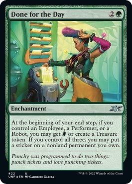 Done for the Day (Galaxy Foil) (422) [UNF] - MTG Single