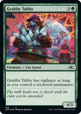 Grabby Tabby (Galaxy Foil) (426) [UNF] - MTG Single