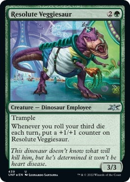 Resolute Veggiesaur (Galaxy Foil) (439) [UNF] - MTG Single