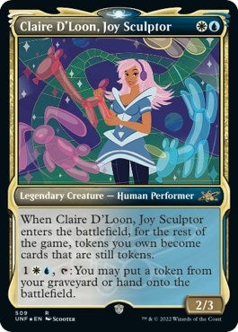 Claire D’Loon Joy Sculptor (Showcase) (Galaxy Foil) (509) [UNF] - MTG Single