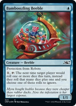 Image for Bamboozling Beeble (Galaxy Foil) (323) (Unfinity) - Magic: The Gathering