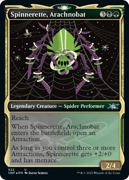 Spinnerette Arachnobat (Showcase) (Galaxy Foil) (522) [UNF] - MTG Single