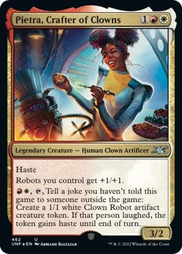 Pietra Crafter of Clowns (Galaxy Foil) (462) [UNF] - MTG Single