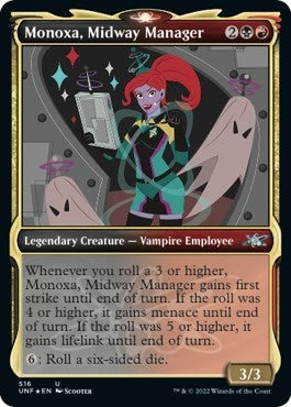 Monoxa Midway Manager (Showcase) (Galaxy Foil) (516) [UNF] - MTG Single