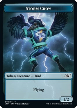 Storm Crow Token (0) [UNF] - MTG Single