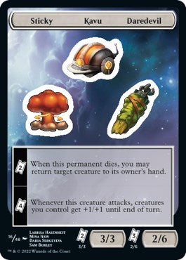 Sticky Kavu Daredevil (0) [UNF] - MTG Single