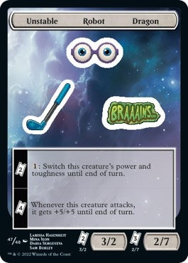 Unstable Robot Dragon (0) [UNF] - MTG Single