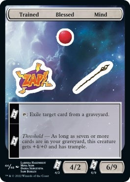 Trained Blessed Mind (0) [UNF] - MTG Single