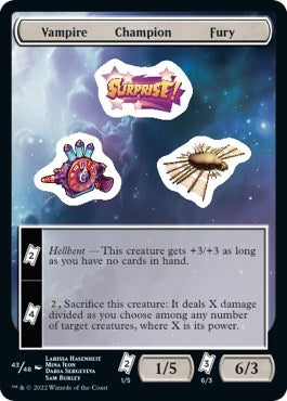Vampire Champion Fury (0) [UNF] - MTG Single
