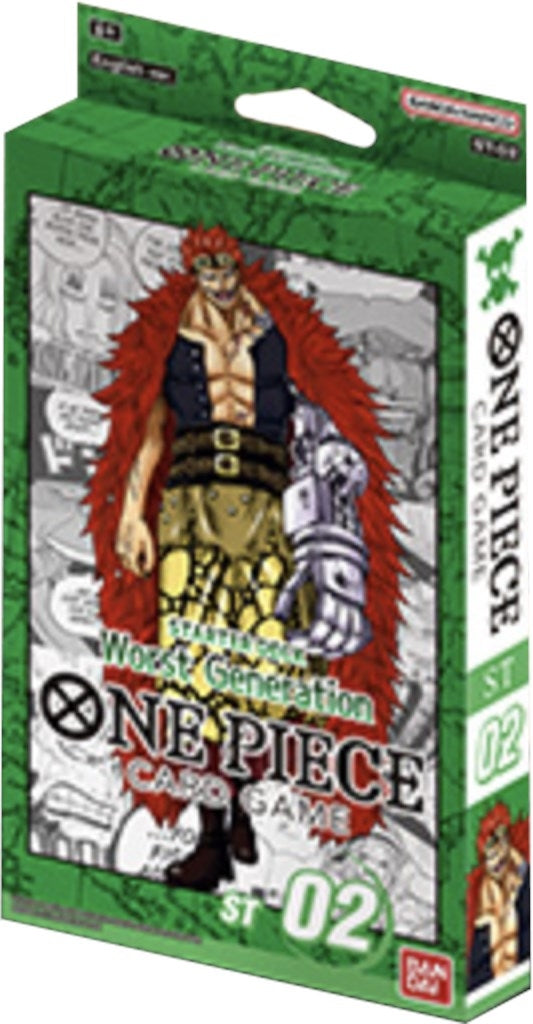 Starter Deck 2: Worst Generation (ST-02) - One Piece Card Game Sealed