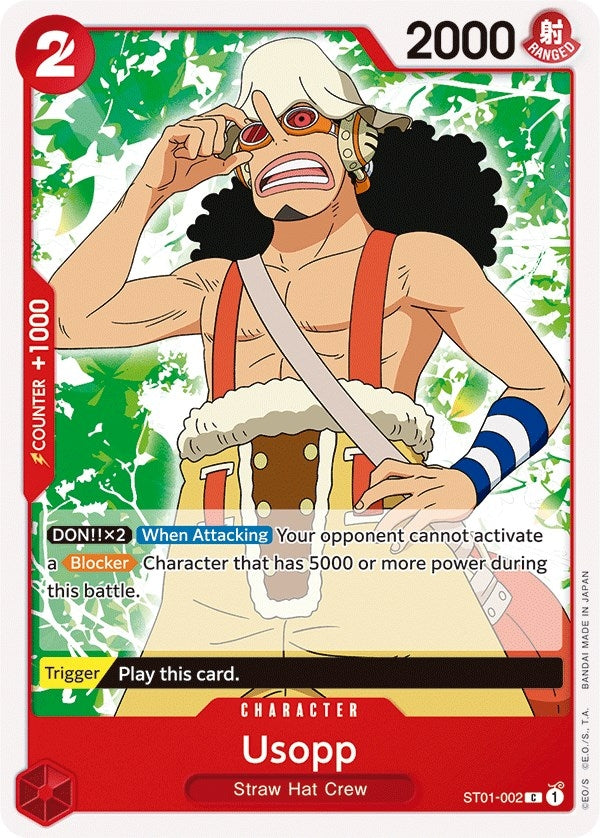 Usopp (1002) (ST-01) - One Piece Card Game Single