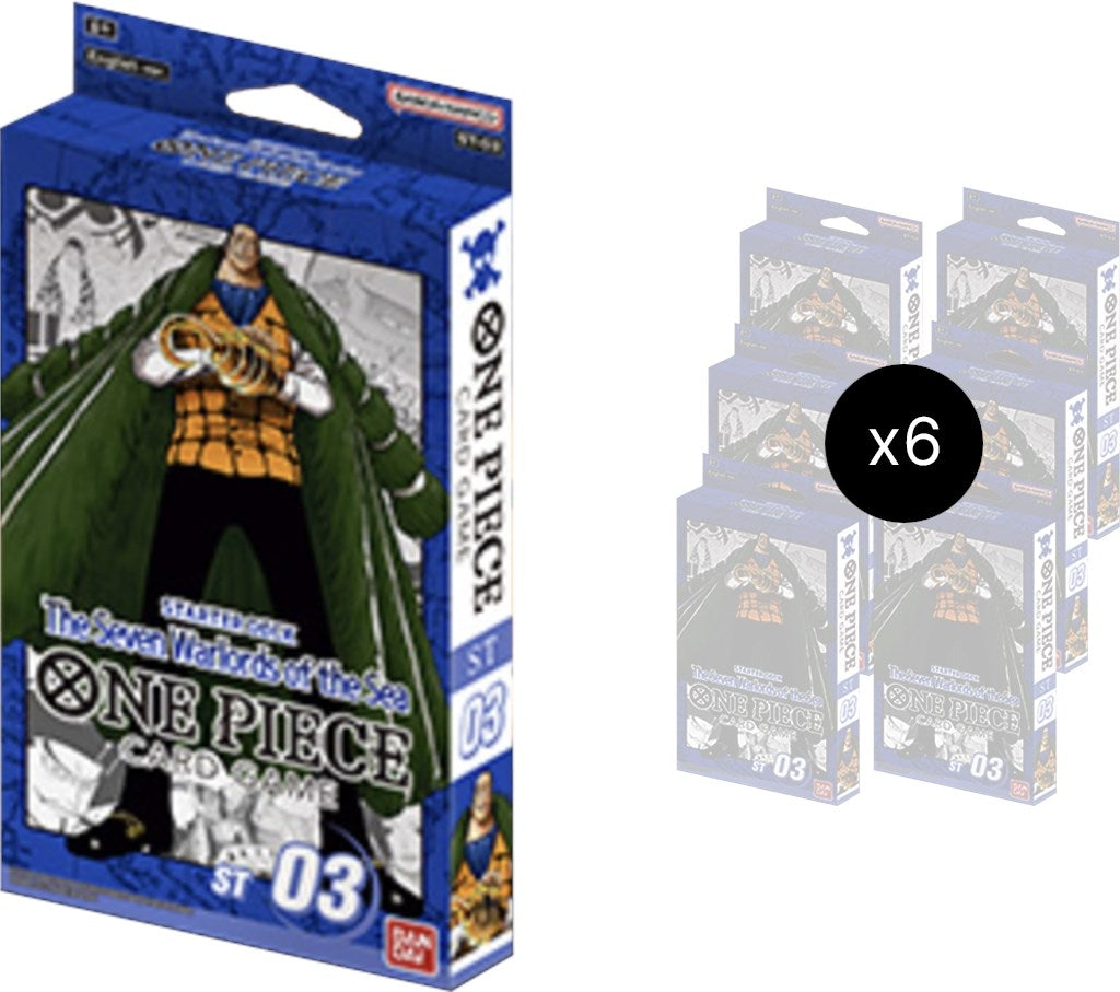 Starter Deck 3: The Seven Warlords of The Sea Display (ST-03) - One Piece Card Game Sealed