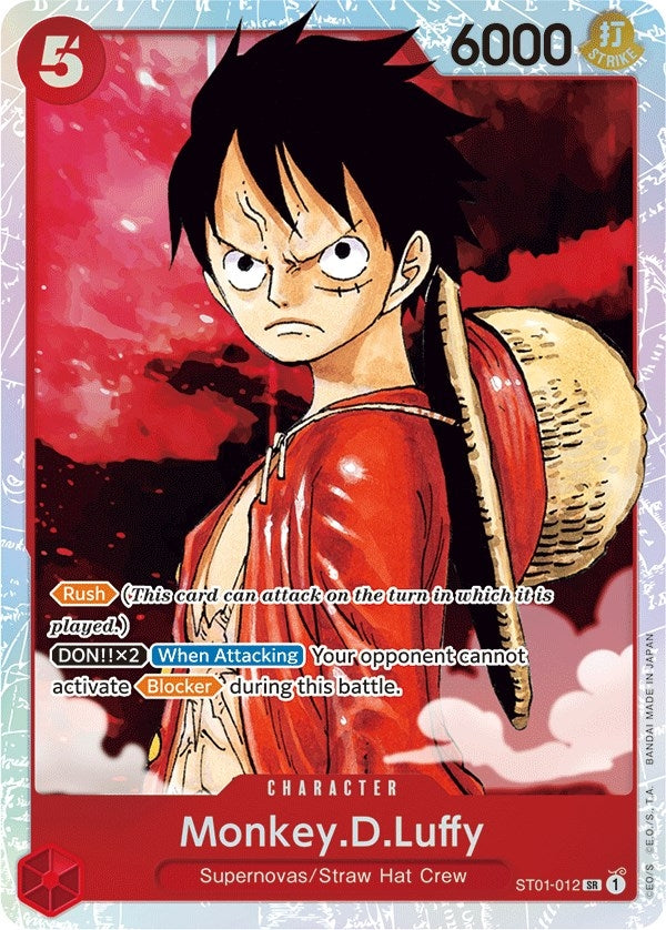 Monkey.D.Luffy (012) (1012) (ST-01) - One Piece Card Game Single