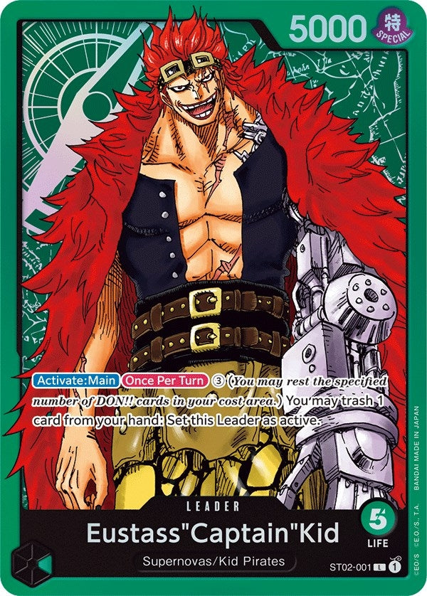 Eustass’Captain’Kid (001) (2001) (ST-02) - One Piece Card Game Single