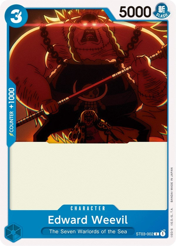 Edward Weevil (3002) (ST-03) - One Piece Card Game Single