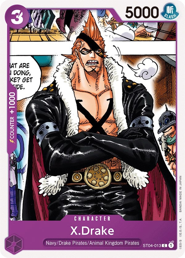 X.Drake (4013) (ST-04) - One Piece Card Game Single