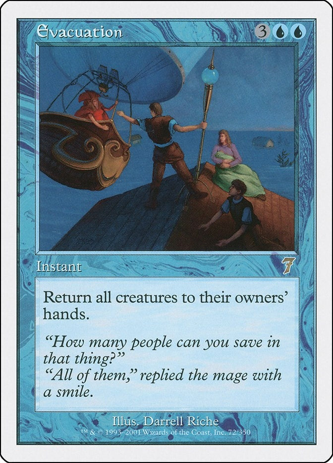 Evacuation (72) [7ED] - MTG Single